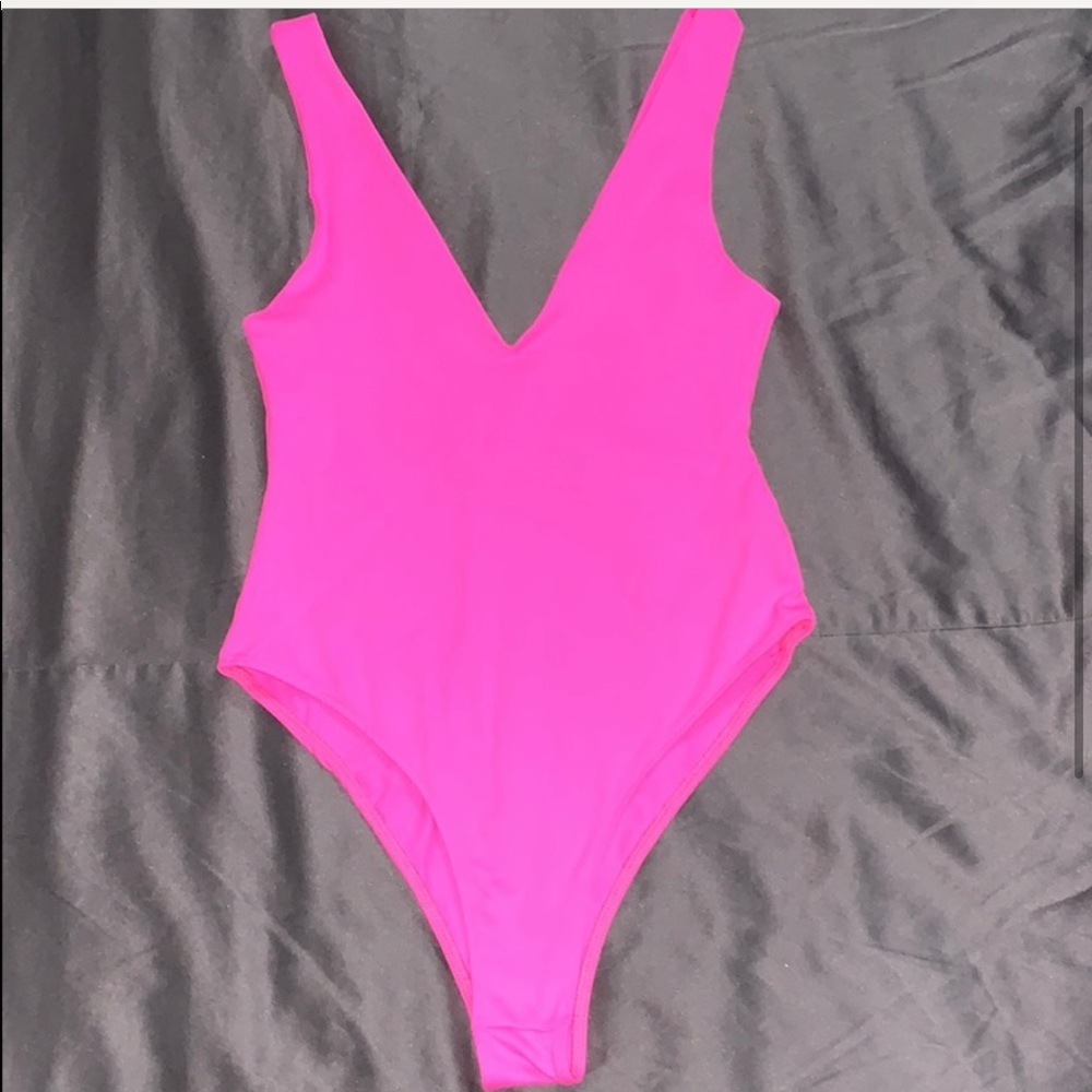 Neon Pink Bodysuit